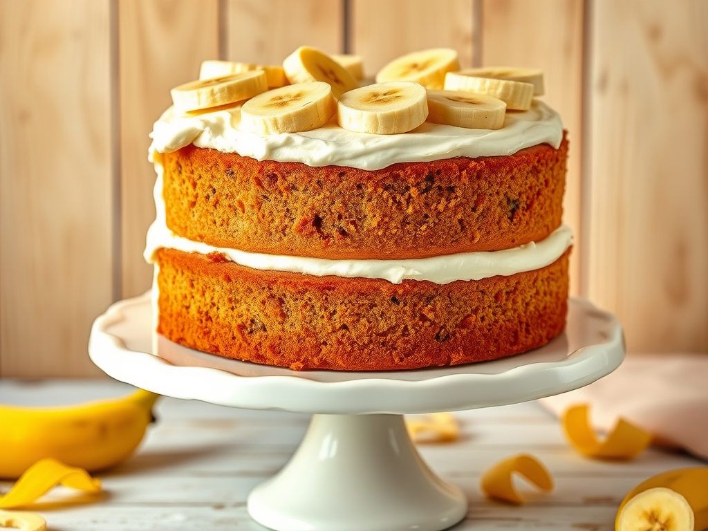 double-banana-cake