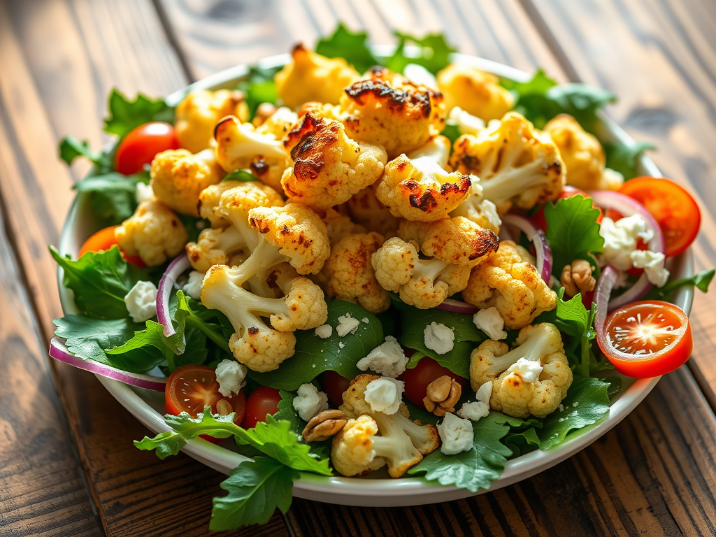 roasted-cauliflower-salad